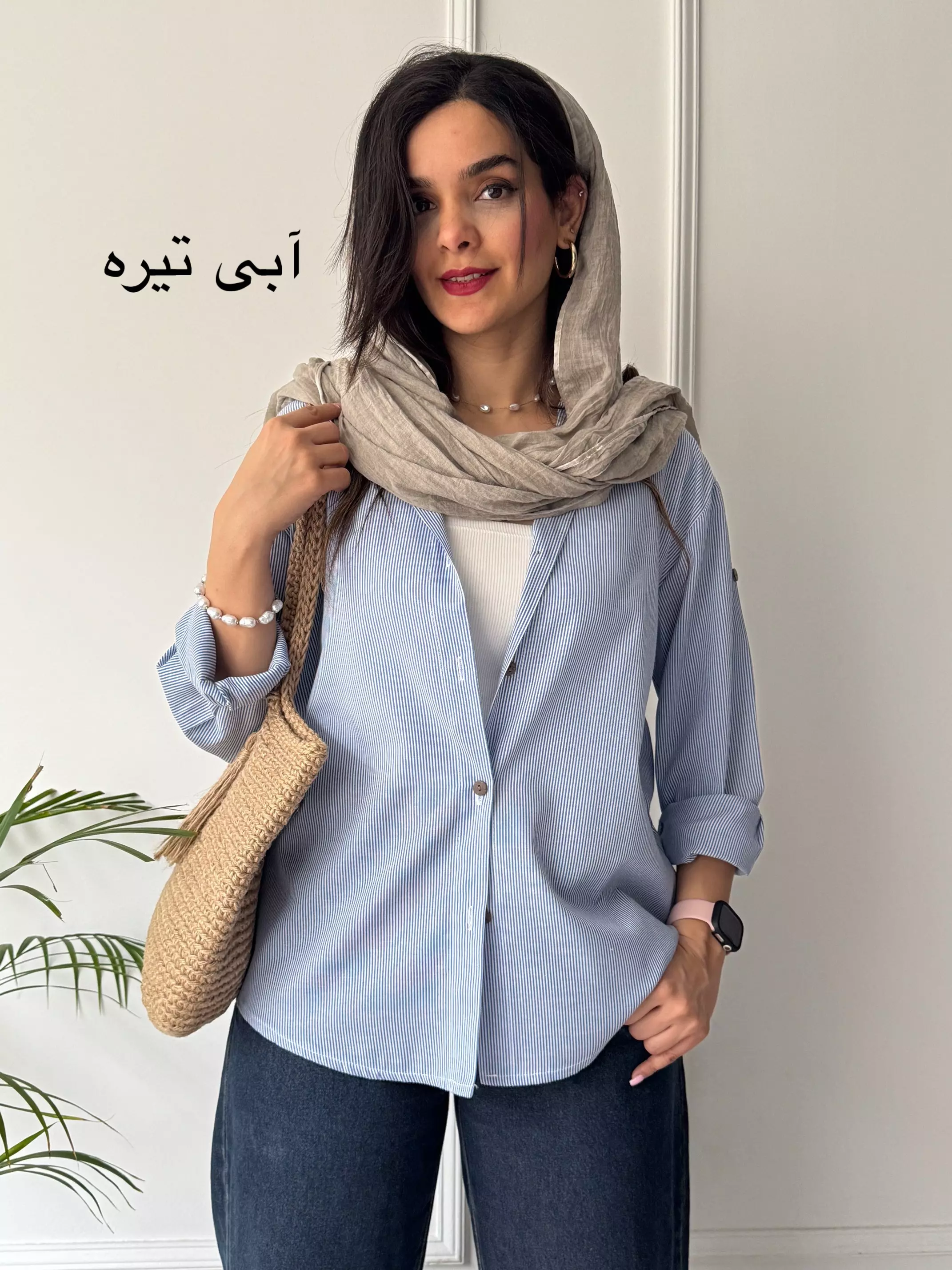 مانتو شومیزی راه راه ترندی